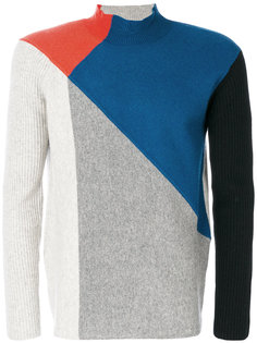 свитер дизайна колор-блок Kenzo