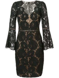 layered floral lace dress Tadashi Shoji