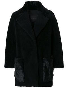 куртка с меховой отделкой Blancha