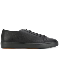 фактурные кеды со шнуровкой Santoni