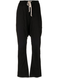 брюки со шнурком и заниженным шаговым швом  Rick Owens DRKSHDW