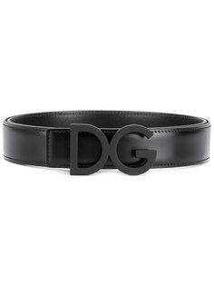 ремень с пряжкой с логотипом Dolce &amp; Gabbana