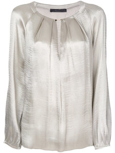 плиссированная блузка с цепочной застежкой Max Mara