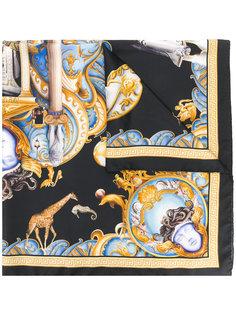 шарф с принтом Triptych  Versace