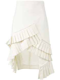 асимметричная юбка с плиссировкой Jacquemus