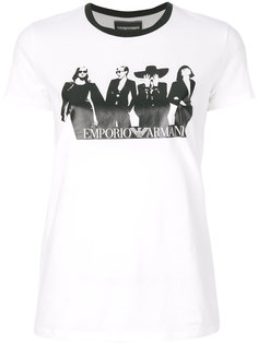 футболка с принтом Emporio Armani