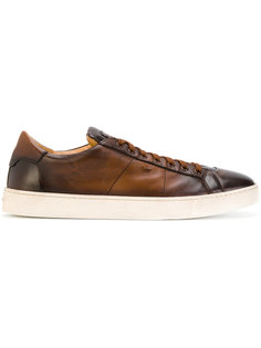 кроссовки на шнуровке Premium Santoni