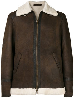 куртка с отделкой из овечьего меха Salvatore Santoro