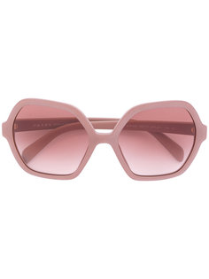 крупные солнцезащитные очки Prada Eyewear