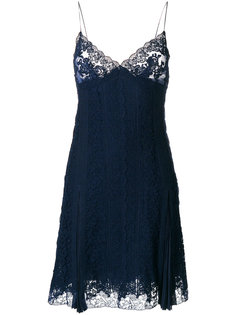 кружевное платье на бретельках  Ermanno Scervino