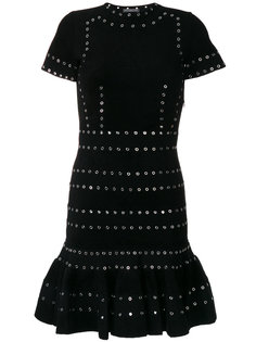 платье с отделкой люверсами  Alexander McQueen