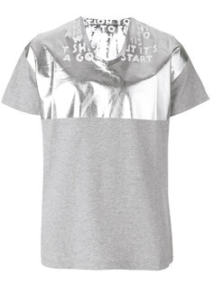 футболка с принтом-слоганом Maison Margiela