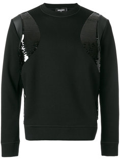 толстовка с пайетками Dsquared2