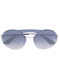 объемные солнцезащитные очки Prada Eyewear