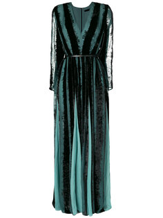 вечернее платье с V-образным вырезом Elie Saab