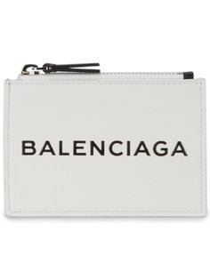 визитница с логотипом на молнии Balenciaga