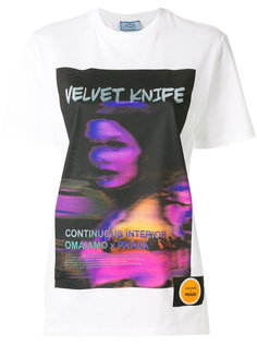 футболка с принтом Velvet Knife Prada