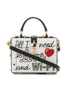 квадратная декорированная сумка Graffiti Dolce &amp; Gabbana