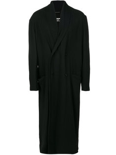 объемное пальто с запахом Yohji Yamamoto