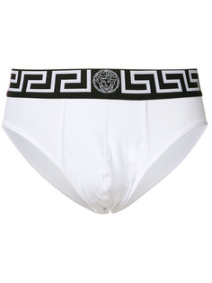 трусы с греческим узором на поясе Versace