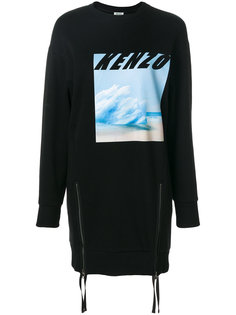 платье с логотипом Kenzo