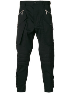брюки с молниями Dsquared2