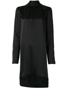 платье-шифт с высоким горлышком с заворотом Ann Demeulemeester