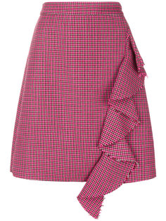 юбка с необработанными краями MSGM