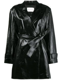 двубортное пальто-тренч  Olivier Theyskens
