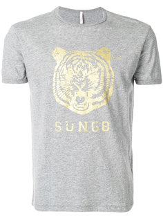 футболка с принтом тигра Sun 68