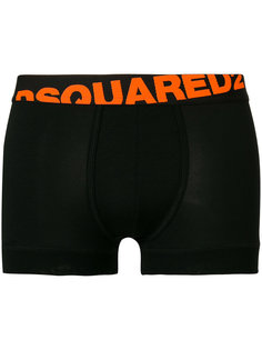 трусы-боксеры с логотипом на поясе Dsquared2