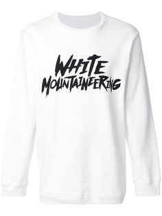 топ с логотипом White Mountaineering