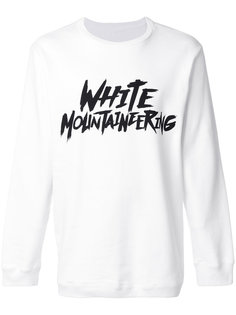топ с логотипом White Mountaineering