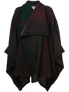 blanket style cardi-coat Issey Miyake