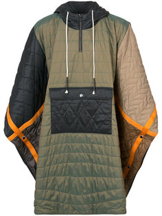 quilted padded poncho Mostly Heard Rarely Seen