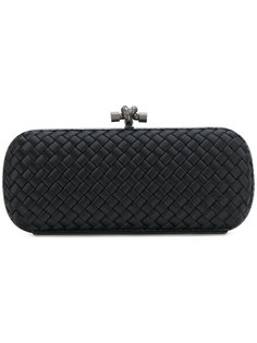 маленький клатч с эффектом плетения Bottega Veneta