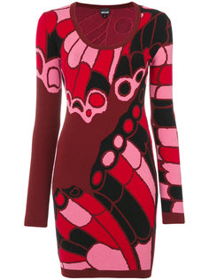 платье с узором интарсия  Just Cavalli