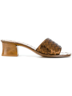 босоножки на массивном каблуке Bottega Veneta