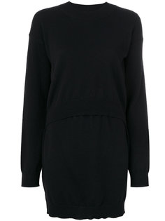трикотажное платье с круглым вырезом Mm6 Maison Margiela