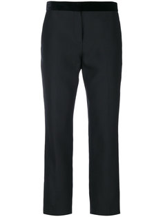 укороченные брюки с бархатной отделкой  Paul Smith