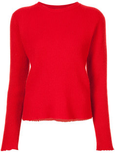 ribbed cut edge sweater The Elder Statesman