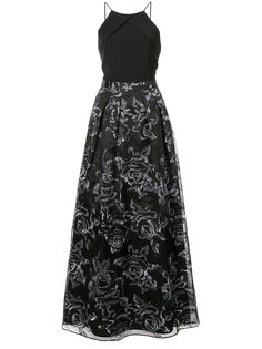 floral embroidered gown Aidan Mattox