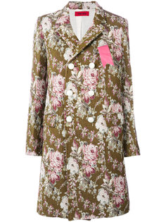 двубортное пальто с цветочным узором The Gigi