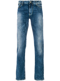 выбеленные джинсы Armani Jeans