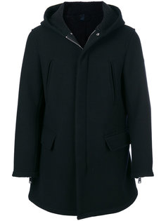 пальто с капюшоном и карманами с клапанами Armani Jeans