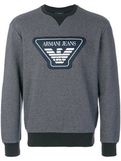 толстовка с заплаткой с логотипом Armani Jeans