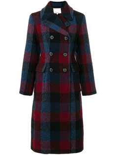 двубортное пальто в клетку 3.1 Phillip Lim