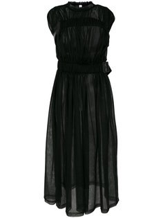 прозрачное платье с присборенной отделкой Comme Des Garçons Noir Kei Ninomiya