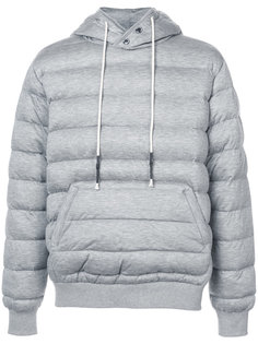 knit quilted pull over hoodie  Mostly Heard Rarely Seen