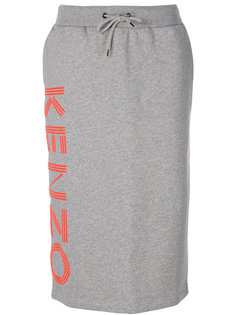 юбка-карандаш в стиле "кэжуал" с логотипом Kenzo